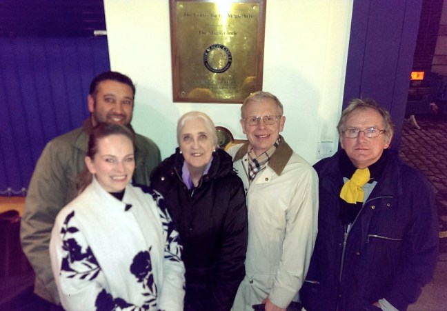 Matt, Rachel, Valerie, Brian & Steve. David and Karen, not pictured here, also attended