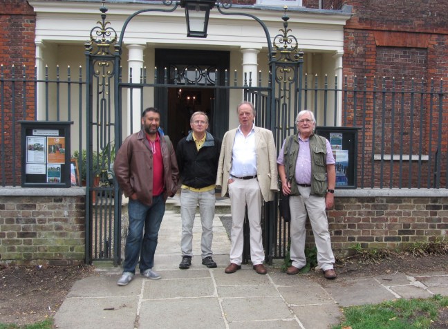 Matt, Steve, Charles and Terry at Fenton HOuse