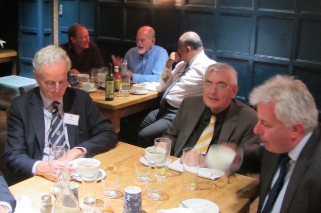 From left: John Flood, Paul Greeley, Kevin Mallett and in the background John, Noel and Nader